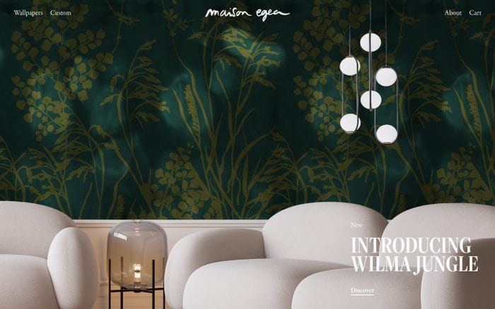 Maison Egea website preview