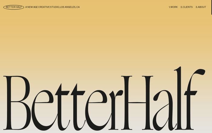 Better Half website preview