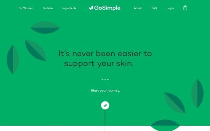 Gosimple website preview