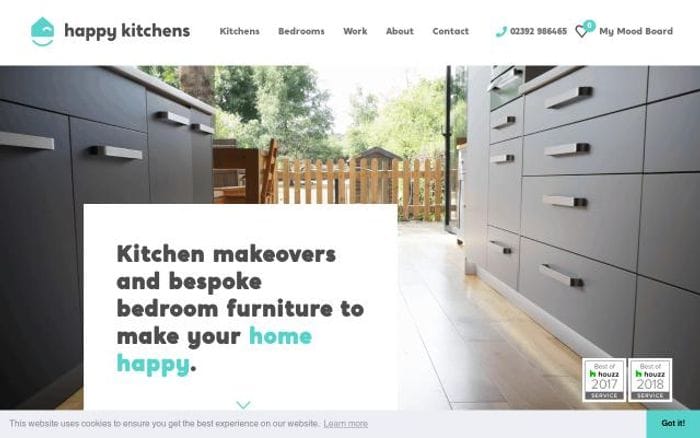Happykitchens website preview