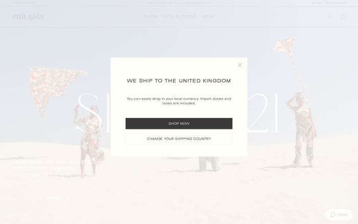 Cult Gaia website preview