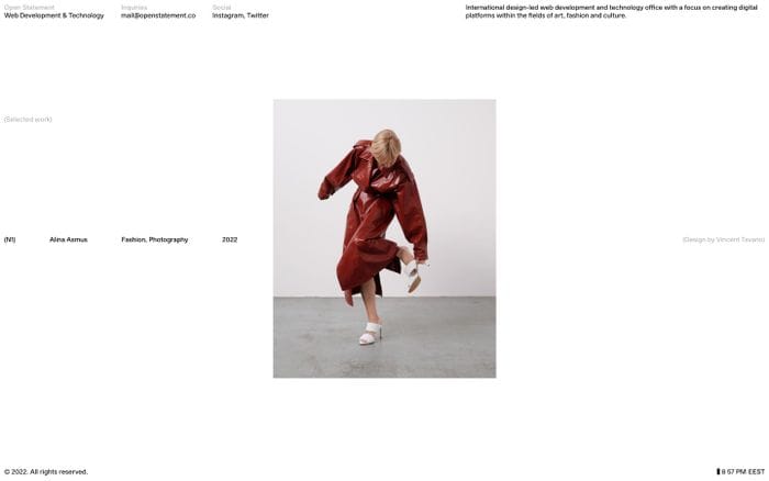 Open Statement website preview