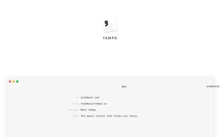 Yourtempo website preview