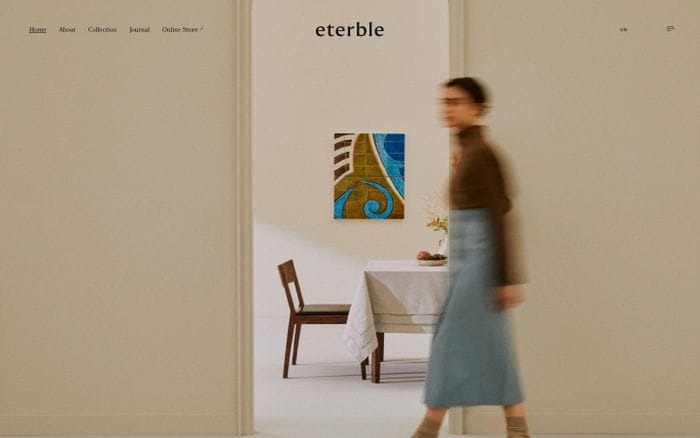 Eterble website preview