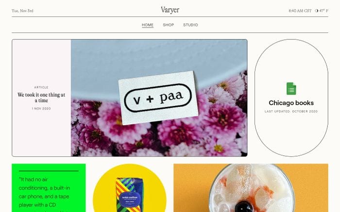  Varyer website preview