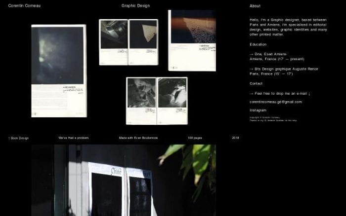 Corentincorneau website preview