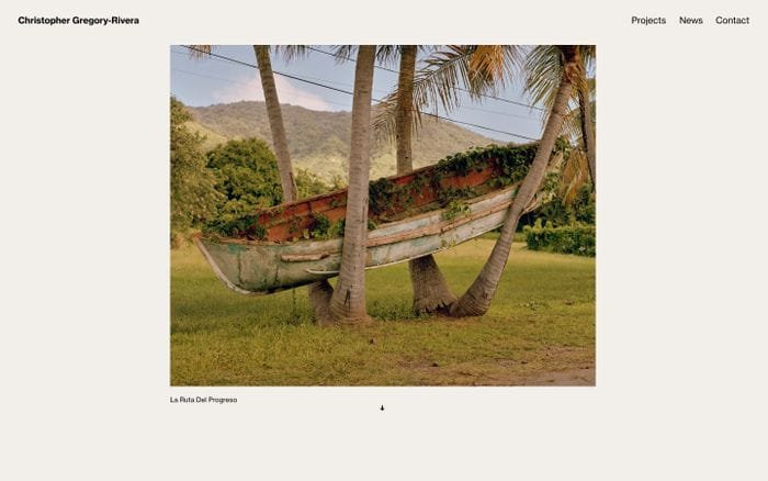Christopher Gregory-Rivera website preview