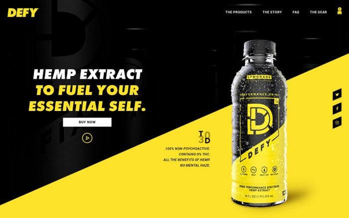 DEFY Performance Drinks | Defy the Everyday – Drink Defy website preview