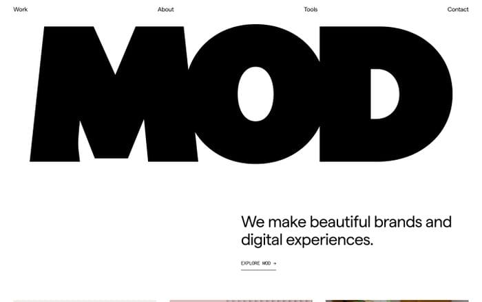 Mod website preview