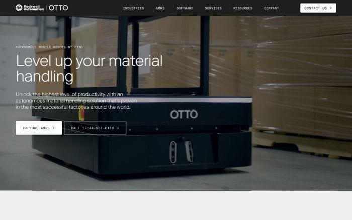 Otto Motors website preview