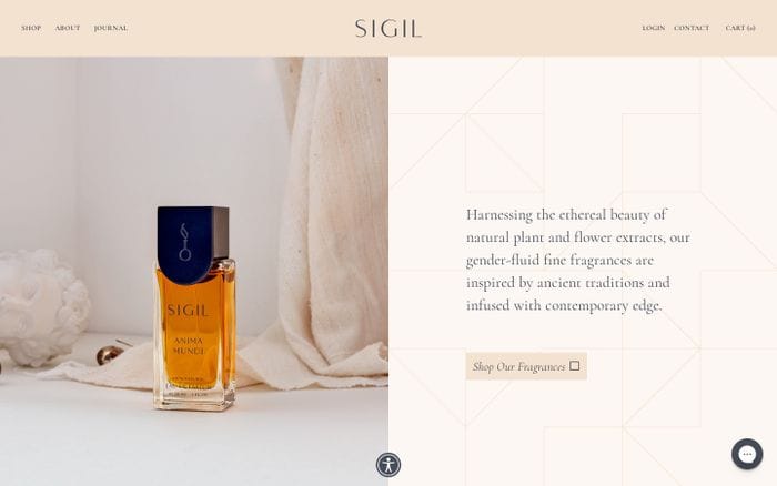 Sigil website preview