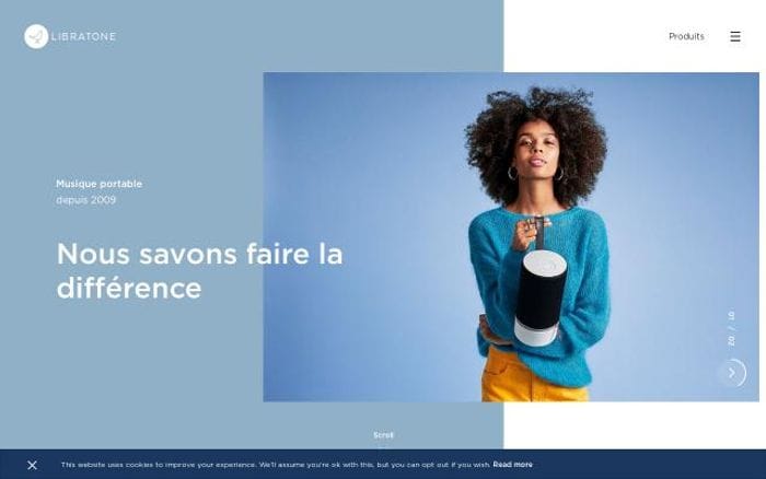 Libratone website preview