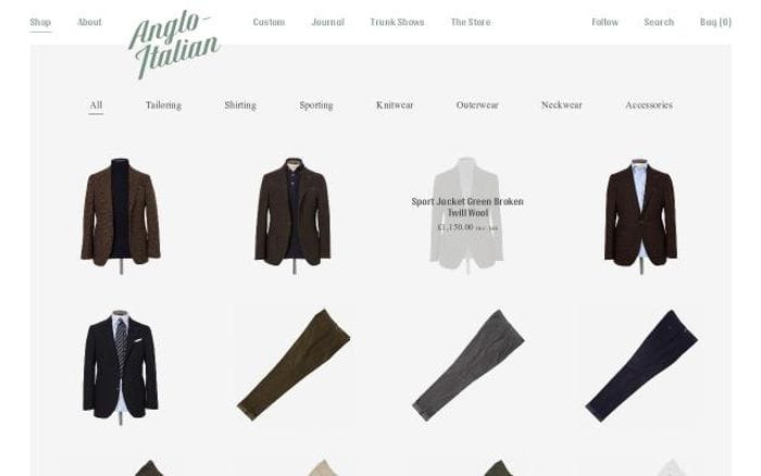 Angloitalian website preview