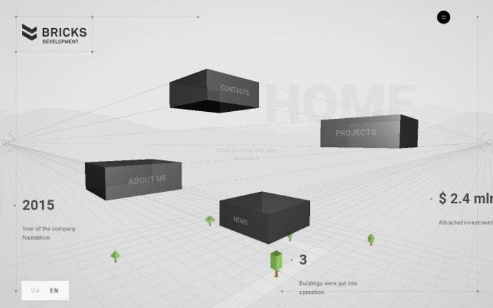 Bricksdev website preview