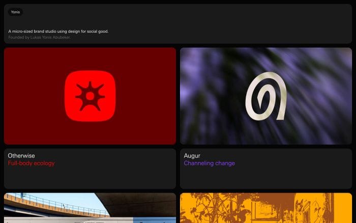Yonis website preview