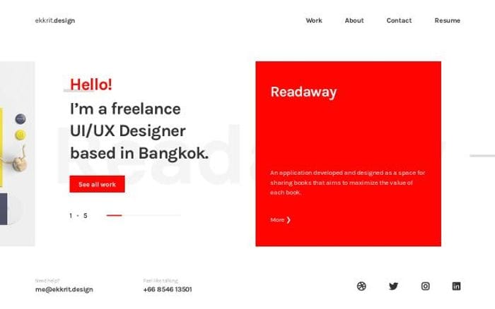 Ekkrit website preview