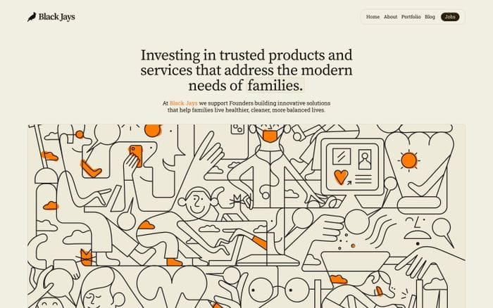 Black Jays Ventures website preview