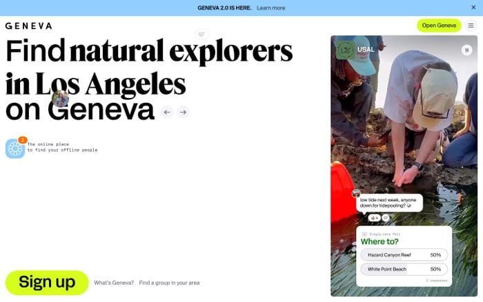 Geneva website preview