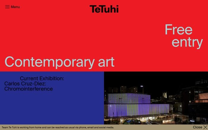 TeTuhi website preview