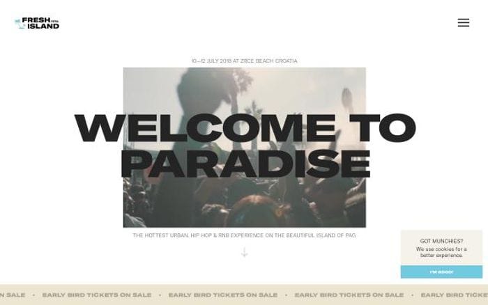 Fresh-island website preview