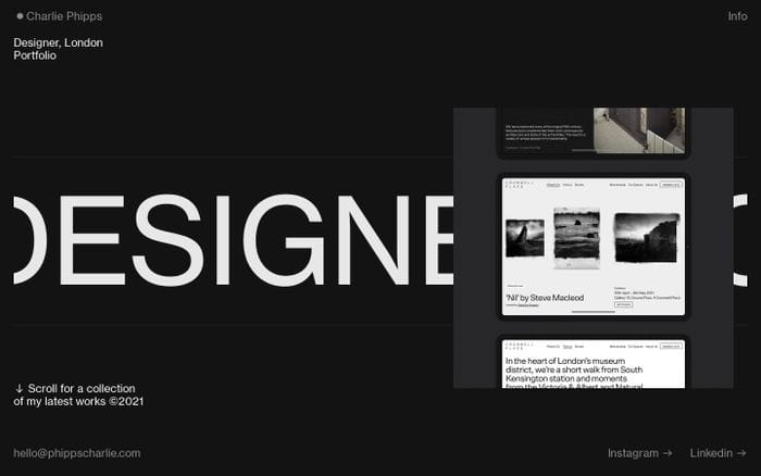 Charlie Phipps website preview