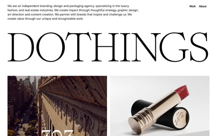 Dothings website preview