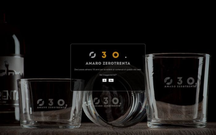 Amaro Zerotrenta | Spirito bresciano Amaro Zerotrenta website preview
