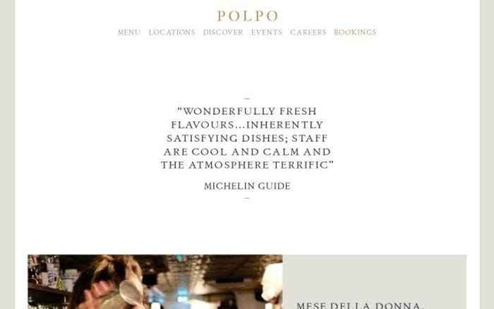 Polpo website preview