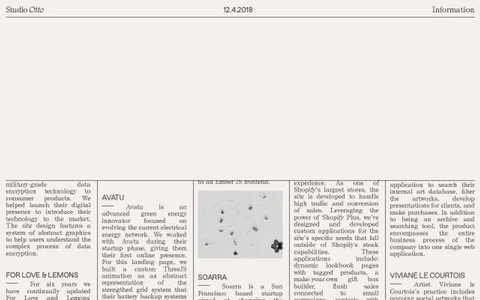 Studio-otto website preview