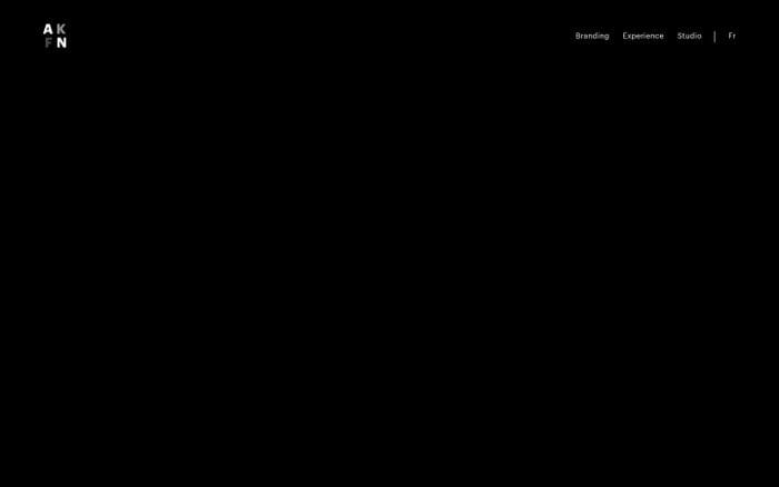 AKUFEN studio in Montreal - Strategy, branding, web & interactive website preview
