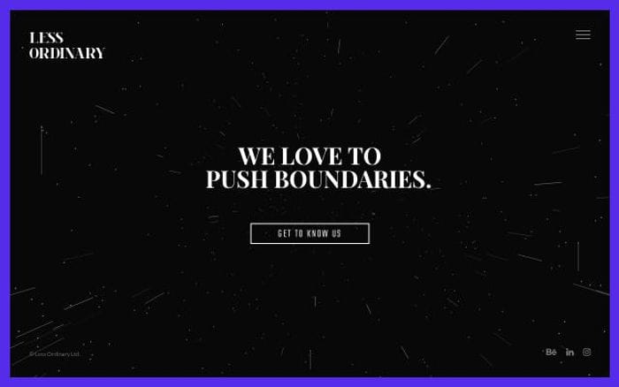 Lessordinary website preview