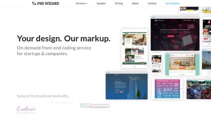 Psdwizard website preview
