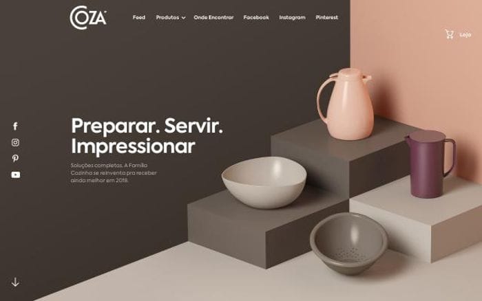 Coza website preview