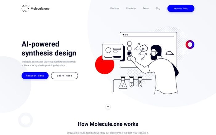 Molecule.one website preview
