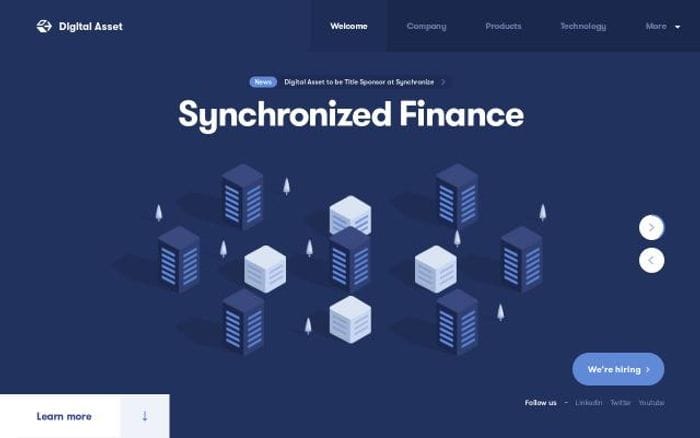 Digitalasset website preview