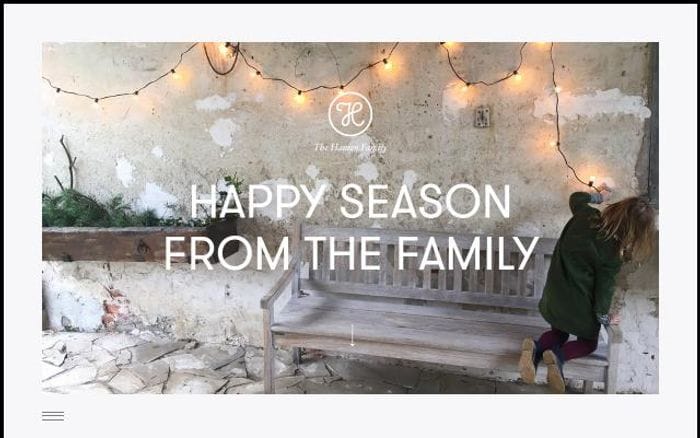Thehansenfamily website preview