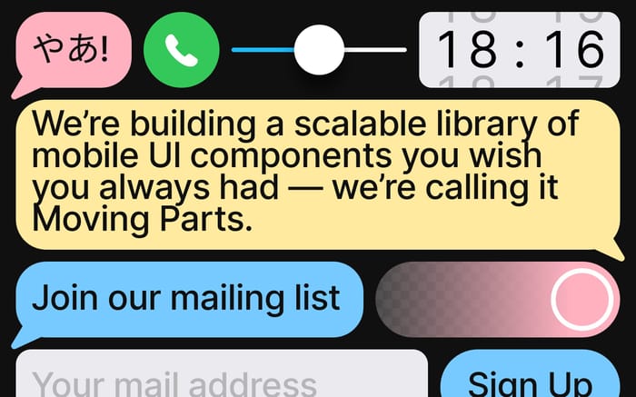 Moving Parts website preview