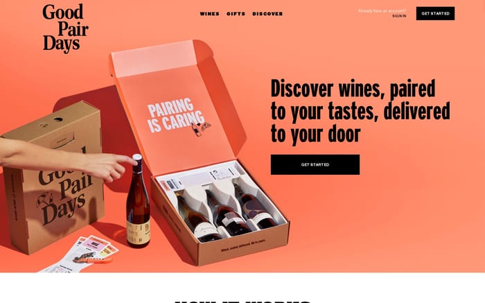 Good Pair Days website preview