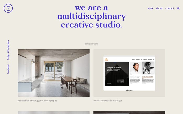 Home — Evenbeeld — Design & Photography website preview