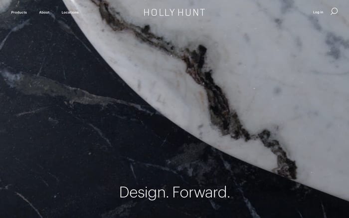 Holly hunt website preview
