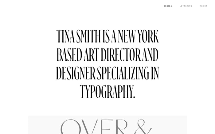 Tina Smith website preview