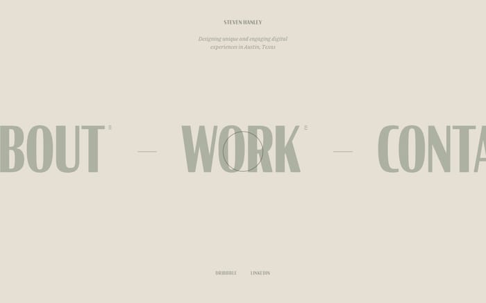 Steven Hanley website preview