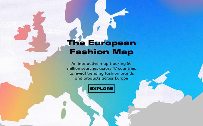 The European Fashion Map | Lyst website preview