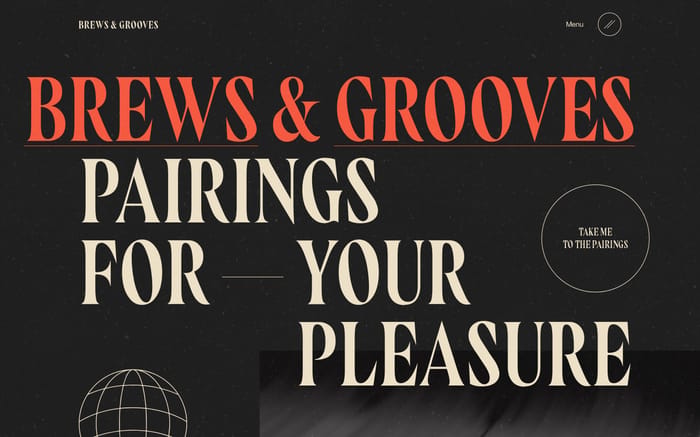 Brews & Grooves website preview