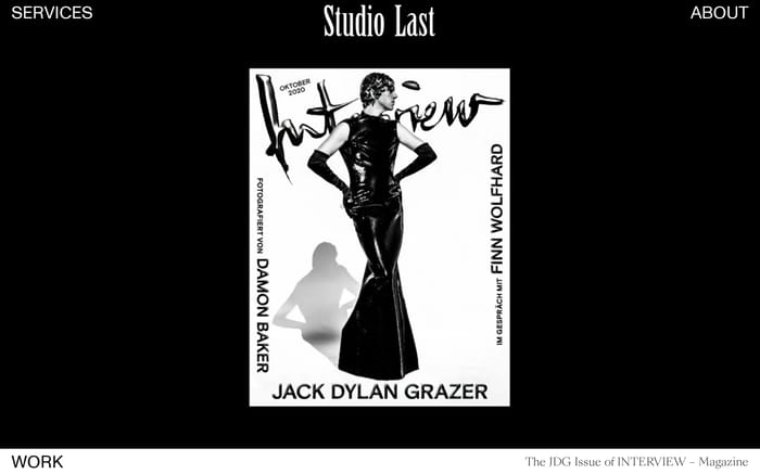 Studio Last website preview