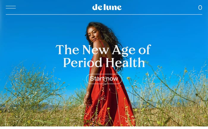 De Lune website preview