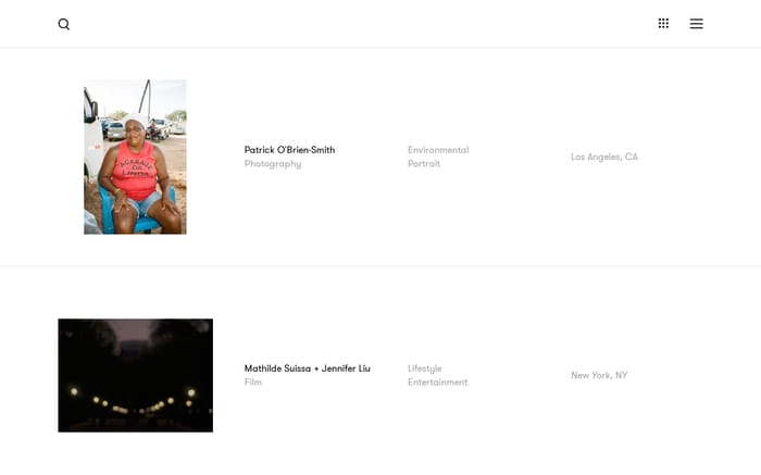 Index website preview