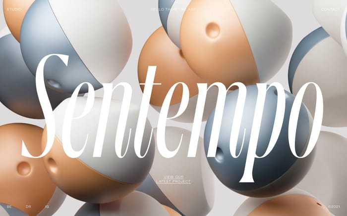 Studio Sentempo website preview