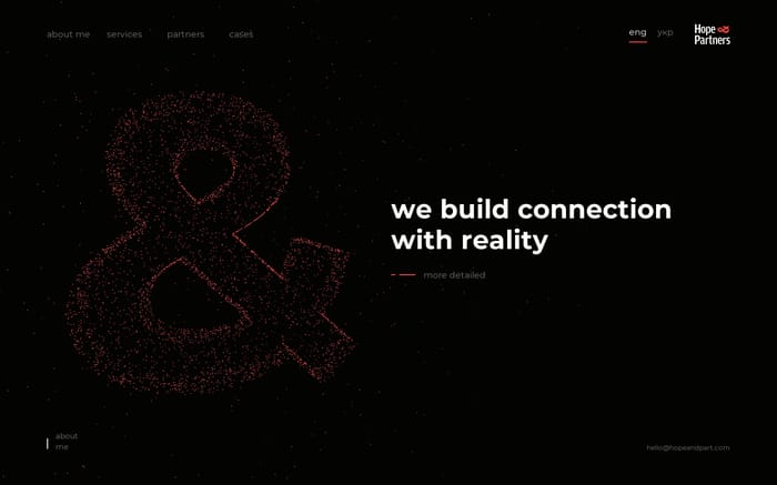 Hope&Partners website preview