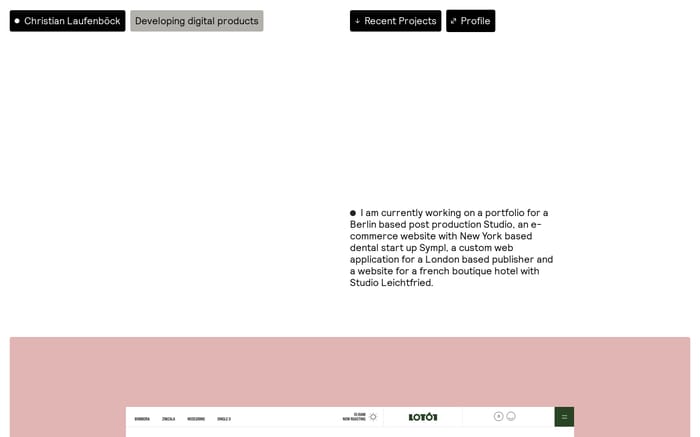 Christian Laufenböck website preview
